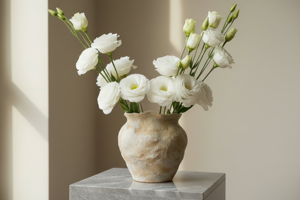 yes but taller vase and long stems